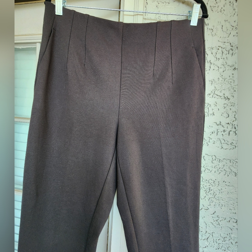 Joie Black Work Wear Trousers Sz M 16-16.5" Waist - Picture 2 of 6